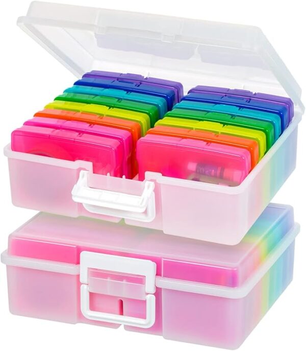 Limited time deal 10% off  Photo Storage Box Container Keeper Organizer