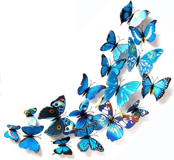 Limited time deal 50% off Somotersea  Butterfly Wall Decals Removable Refrigerator Magnets Stickers Decor for Kids Room