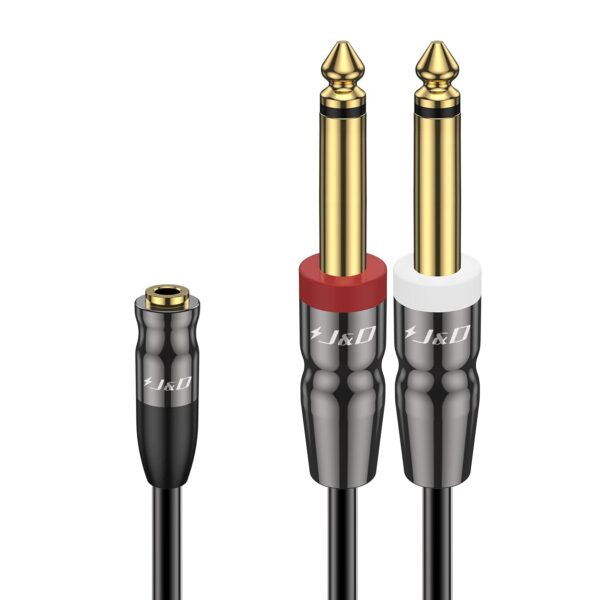 Limited time deal 50% off TS Cable, Heavy Duty  Female to Male Cord for Mixer Guitar Piano Amplifier Speaker