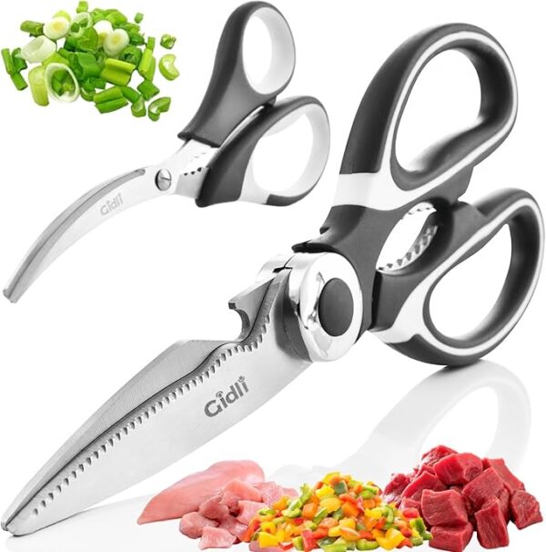 Limited time deal 34% off Kitchen Shears by Gidli - Lifetime Replacement Warranty