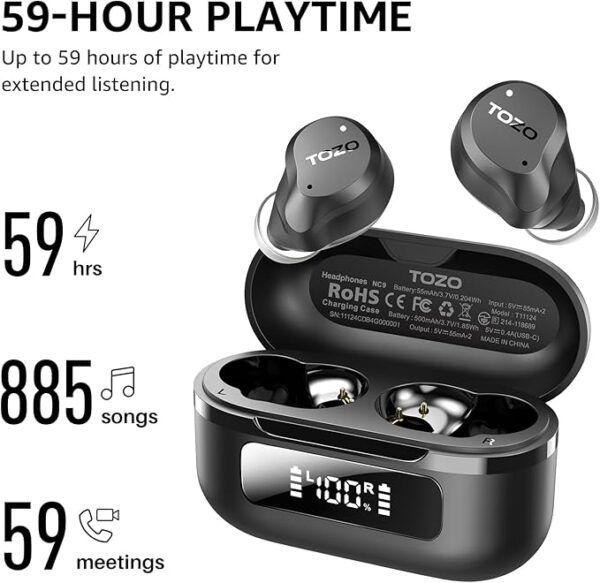 Limited time deal 29% off Hybrid Active Noise Cancelling Wireless Earbuds - Image 3