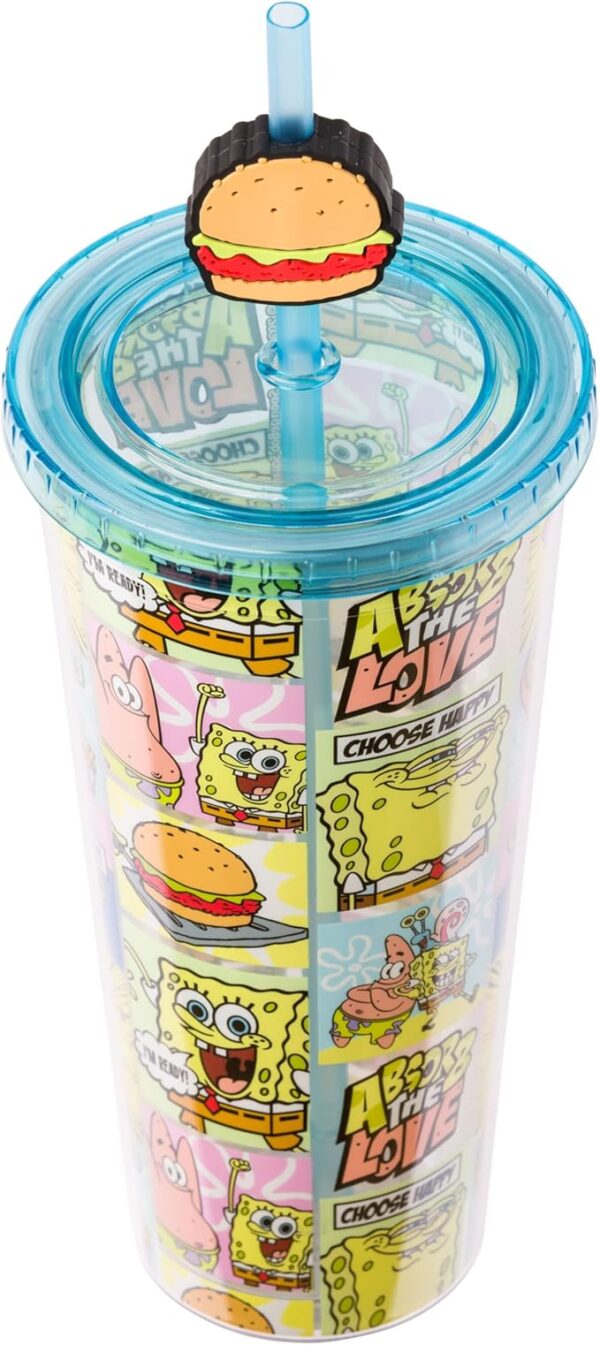 Limited time deal 56% off Silver Buffalo Cold Water Cup with Lid & Straw Topper - Image 2