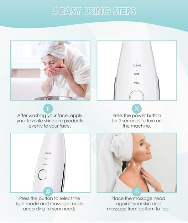 Limited time deal 38% off  Face Massager - Facial Massager Tool for Skin Care at Home - Image 3