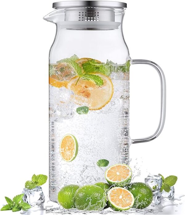 Limited time deal 15% off Glass Carafe for Hot/Cold Water