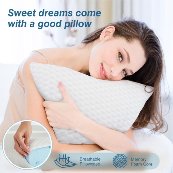 Limited time deal 35% off Sweetcrispy Memory Foam Cooling Pillow - Image 2