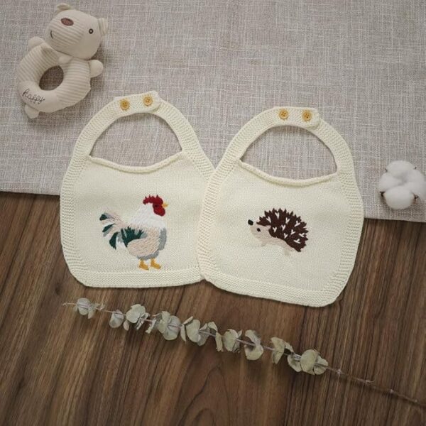 Limited time deal 50% off Baby Bibs 2 Pack Cotton - Image 2