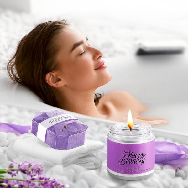 Limited time deal 41% off Birthday Gifts for Women, Happy Birthday Bath Set Gift Basket - Image 2