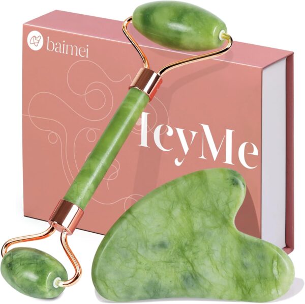 Limited time deal 50% off Gua Sha & Jade Roller Facial Tools Face Roller