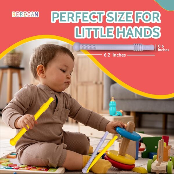 Limited time deal 30% off Silicone Teething Sticks for Babies - Image 2