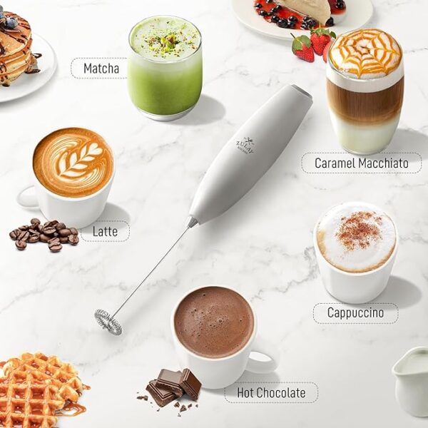 Limited time deal 23%  off Zulay Powerful Milk Frother for Coffee with Powerful Motor - Image 3