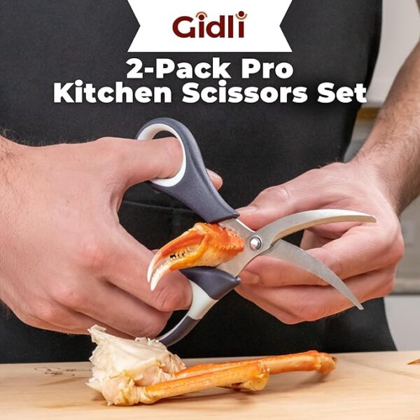 Limited time deal 34% off Kitchen Shears by Gidli - Lifetime Replacement Warranty - Image 2