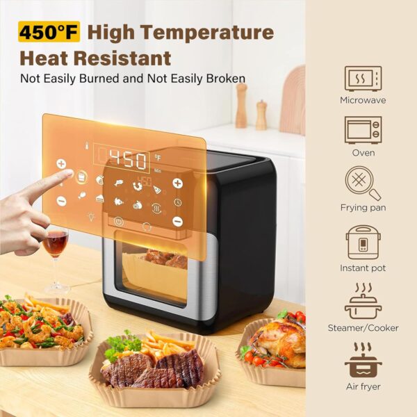 Limited time deal 33% off Non-stick Disposable Airfryer Liners - Image 3