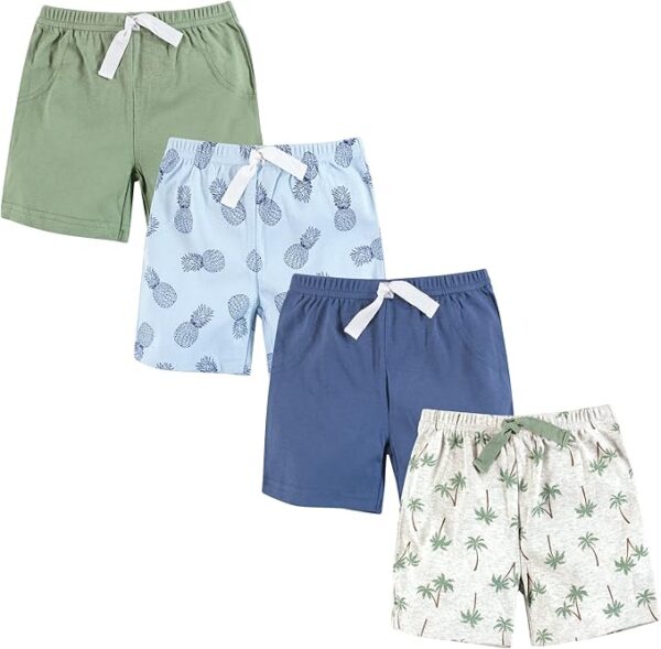 Limited time deal 49% off Hudson Baby Baby Shorts Bottoms 4-Pack