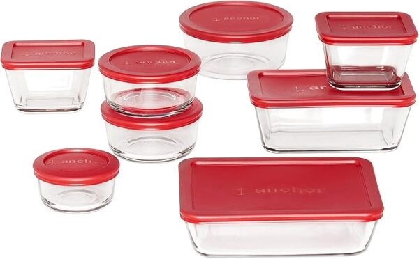 Limited time deal 37% off Anchor Hocking Classic Glass Food Storage Containers