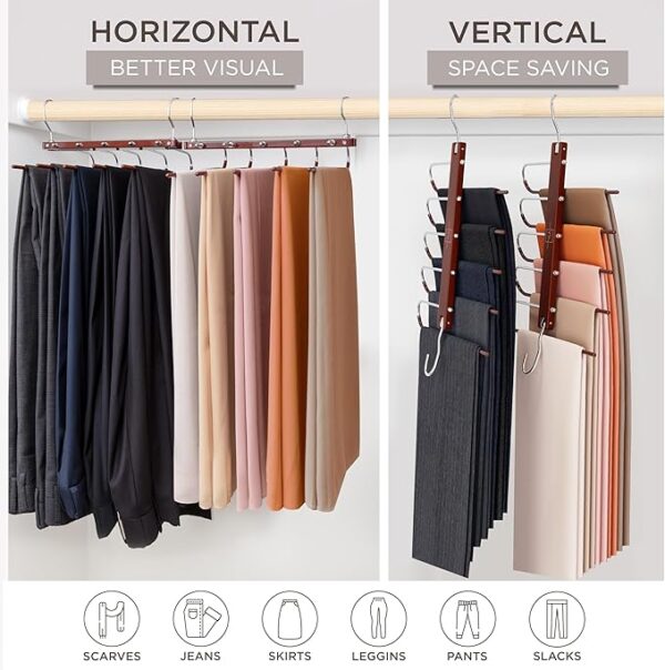 Limited time deal 36% off MORALVE Pants Hangers - Image 2