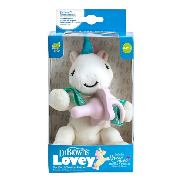 Limited time deal 35% off Dr. Brown's Baby Lovey Pacifier and Teether Holder