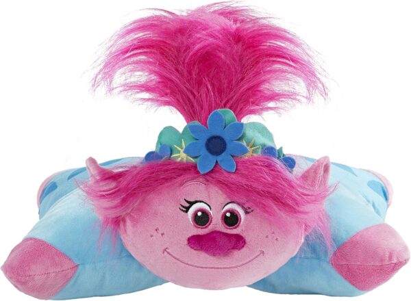 Limited time deal 6% off Pillow Pets DreamWorks Poppy Stuffed Animal – Trolls World Tour Plush Toy, 1 Count (Pack of 1) Pink - Image 3