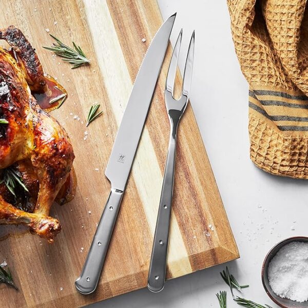 Limited time deal 38% off 2-Piece Zwilling Porterhouse Stainless Steel Carving Knife Set - Image 2