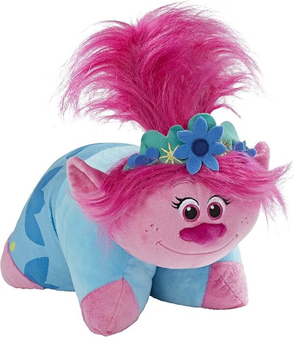 Limited time deal 6% off Pillow Pets DreamWorks Poppy Stuffed Animal – Trolls World Tour Plush Toy, 1 Count (Pack of 1) Pink