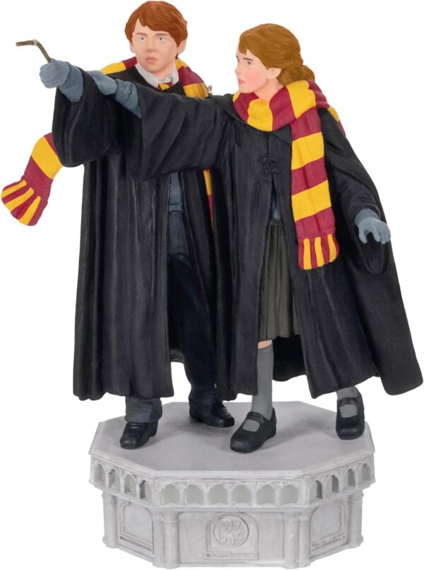 Limited time deal 51% off Hallmark Keepsake Christmas Ornament, Harry Potter and the Chamber of Secrets Collection (Ron Weasley and Hermione Granger, Dobby