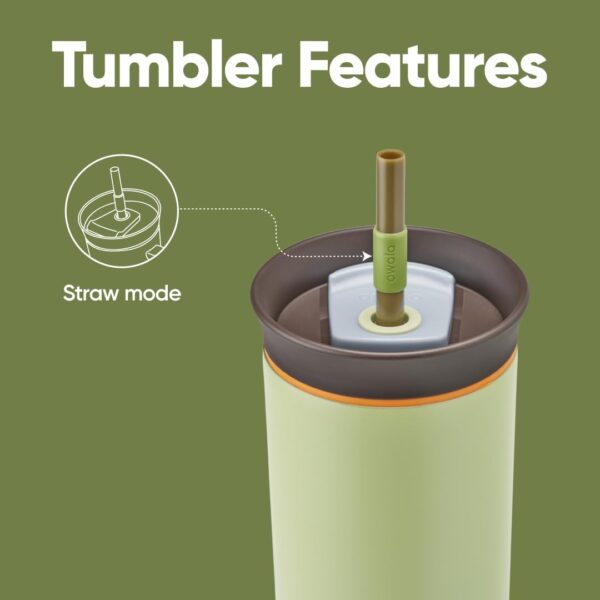 Limited time deal 29% off Travel Tumbler with Spill Resistant Lid and Straw - Image 2