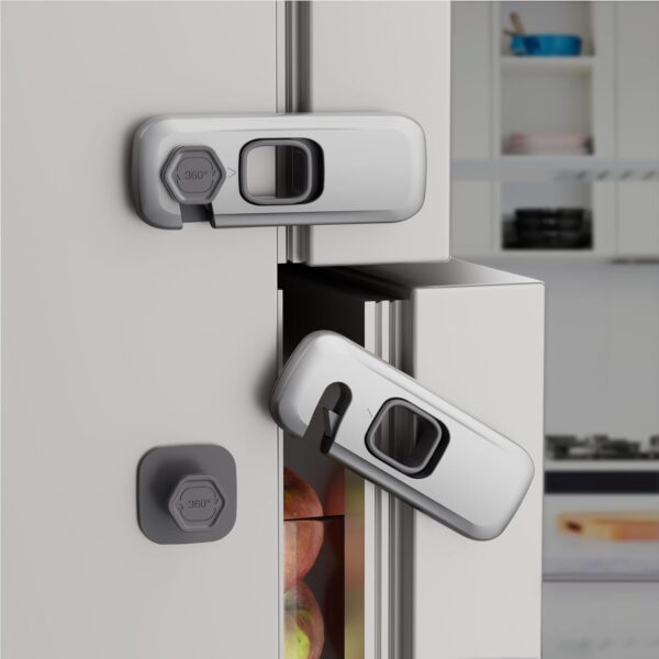 Limited time deal 10% off 5 Pack Child Proof Refrigerator Lock,