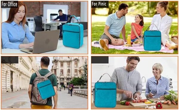 Limited time deal 21% off Lunch Box for Men - Reusable Lunch Bag Men Adult Women - Image 3