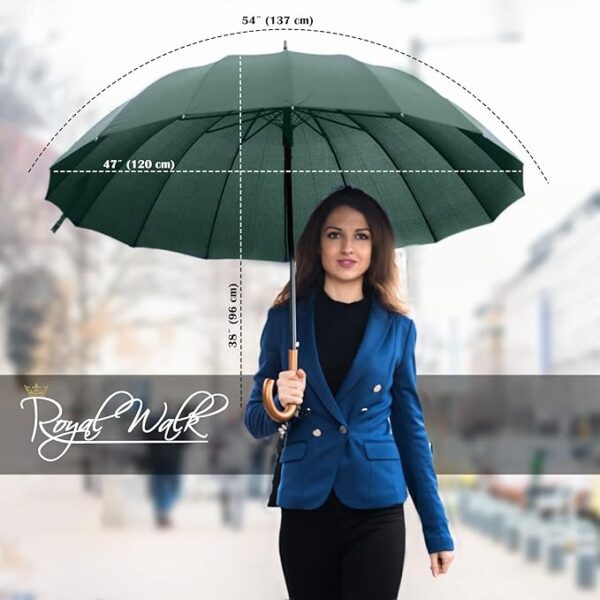 Limited time deal 40% off Royal Walk Windproof Large Umbrella for Rain - Image 3