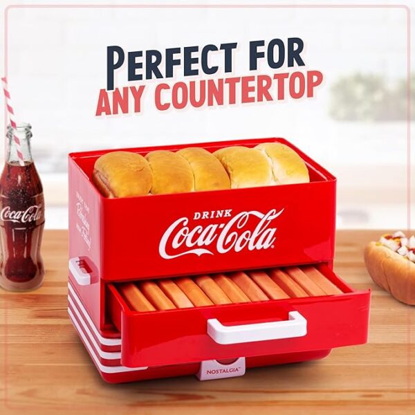 Limited time deal 25% off Nostalgia Extra Large Diner-Style Coca-Cola Hot Dog - Image 2