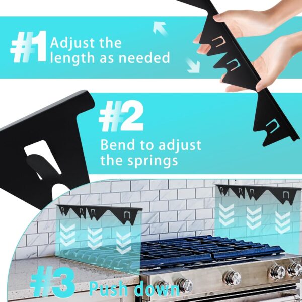 Limited time deal 12% off Stove Gap Covers Stainless Steel - Image 2