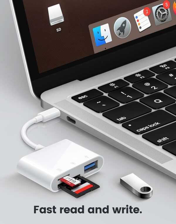 Limited time deal 40% off USB C SD Card Reader, Oyuiasle USB C to SD Card - Image 2