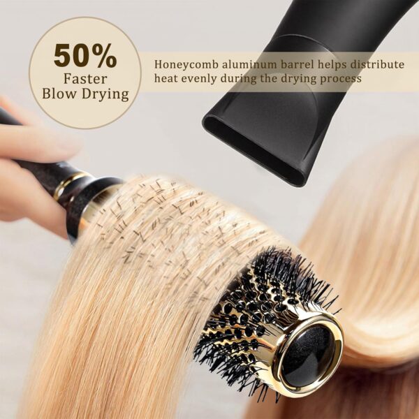 Limited time deal 10% off Small Round Hair Brush for Short Hair - Image 3