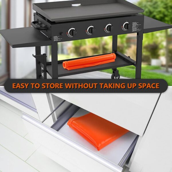 Limited time deal 22% off Silicone Griddle Mat for Blackstone 17 Inch Griddle - Image 3