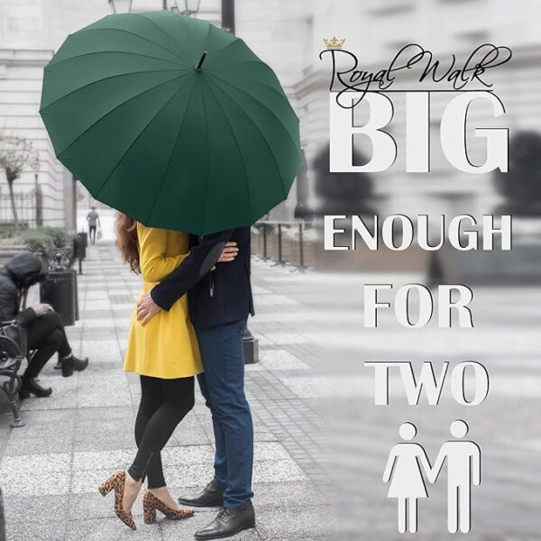 Limited time deal 40% off Royal Walk Windproof Large Umbrella for Rain - Image 2