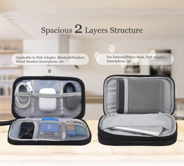 Limited time deal 11% off Electronics Accessories Organizer Pouch Bag - Image 3