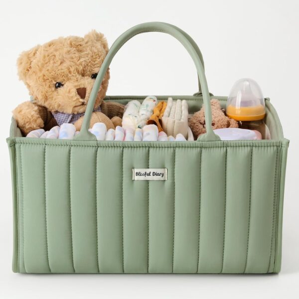 Limited time deal 26% off Blissful Diary Baby Diaper Caddy Organizer