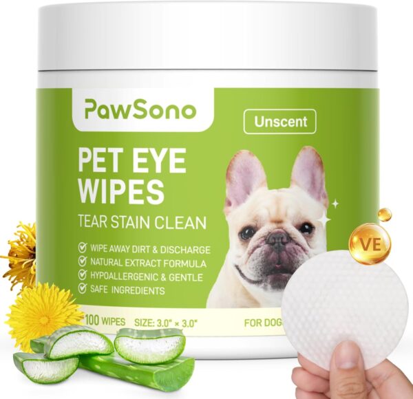 Limited time deal 25% off Eye Wipes for Dogs