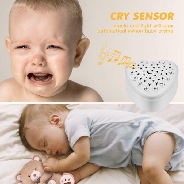 Limited time deal 13% off BEREST Rechargeable Baby Sleep Soother Bear - Image 3