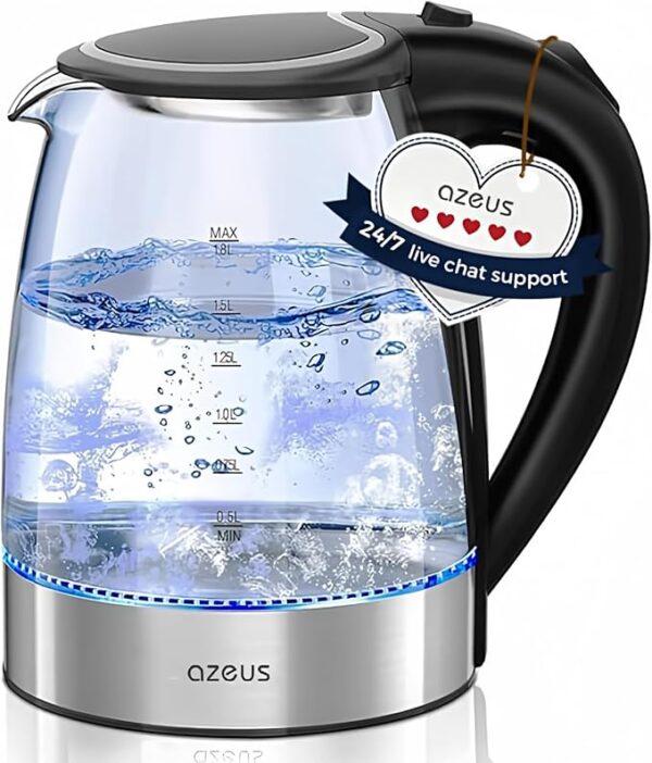 Limited time deal 20% off Electric Kettle 1500W Cool Touch Tea