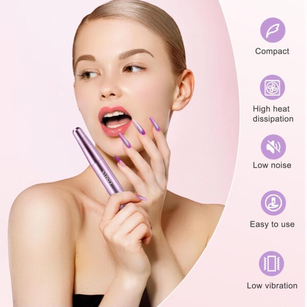 Limited time deal 13% off COSLUS Electric Nail Drill File Professional - Image 3