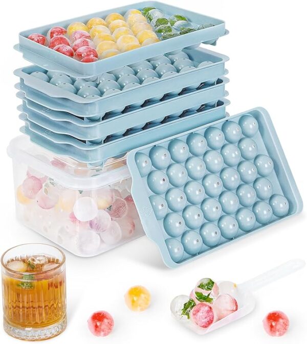 Limited time deal 33% off Round Ice Cube Trays for Freezer,