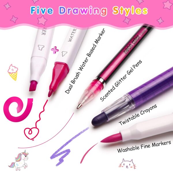 Limited time deal 14% off Unicorn Washable Markers Set - Image 2