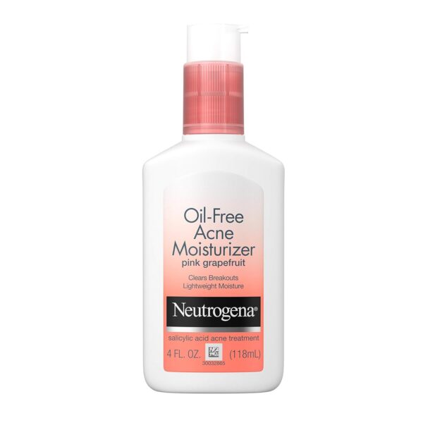 Limited time deal 31% off Neutrogena Oil Free Acne Facial Moisturizer with.5% Salicylic Acid Acne Treatmen