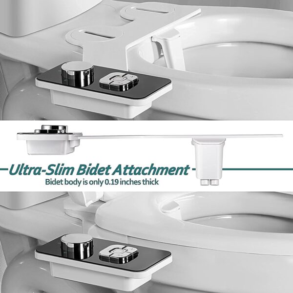 Limited time deal 40% off Non-Electric Cold Water Bidet Toilet Seat Attachment - Image 3