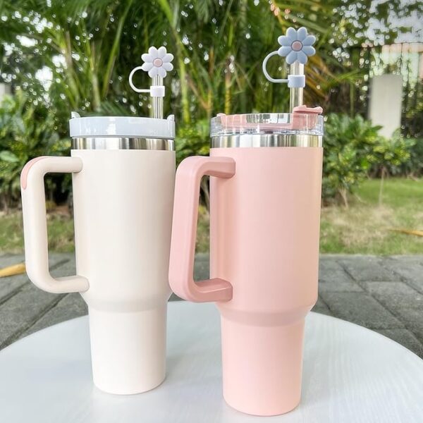 Limited time deal 17% off Silicone Straw Covers and Caps Compatible with Stanley Cups - Image 2