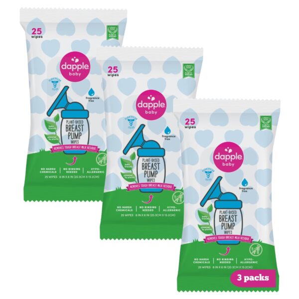 Limited time deal 45% off Breast Pump Wipes by Dapple Baby