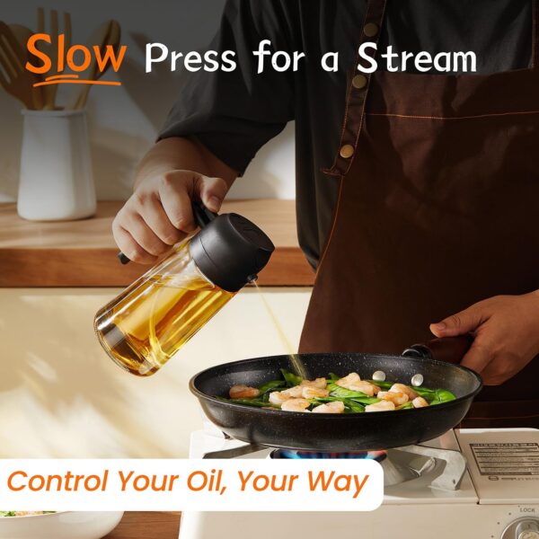 Limited time deal 22% off TrendPlain 16oz/470ml Olive Oil Sprayer for Cooking - Image 3