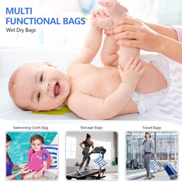 Limited time deal 50% off ALVABABY 2pcs Waterproof Wet Dry Bags - Image 2