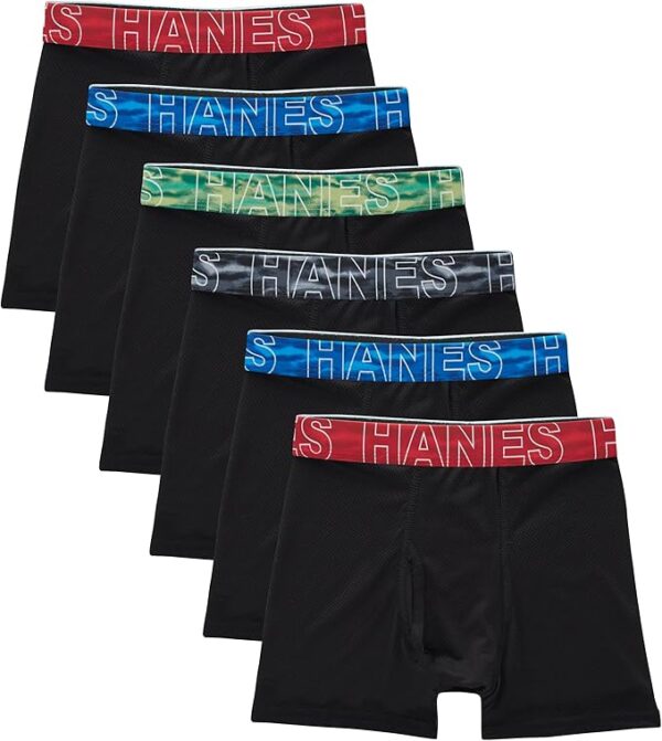 Limited time deal 33% off Boys' Big Performance Tween Boxer Brief Pack