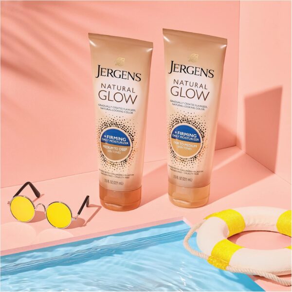 Limited time deal 14% off Jergens Natural Glow +Firming Self Tanner Body Lotion - Image 2